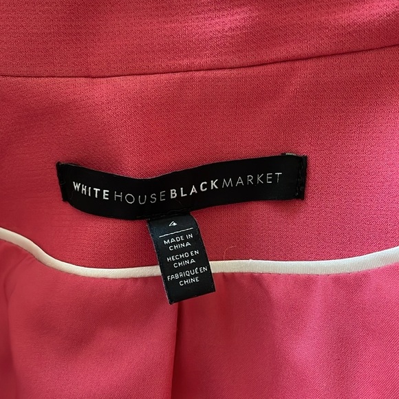 EUC Women’s WHBM Coral Moto Blazer in Size 4​​ - Picture 8 of 8